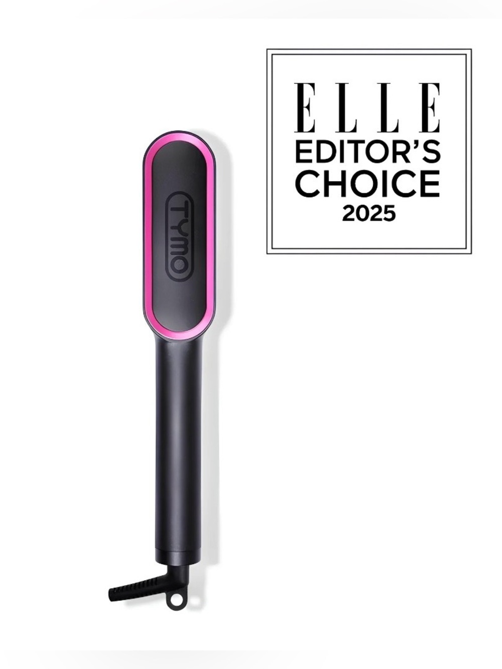 Tymo Pink & Black Hair Straightening Brush - Tymo